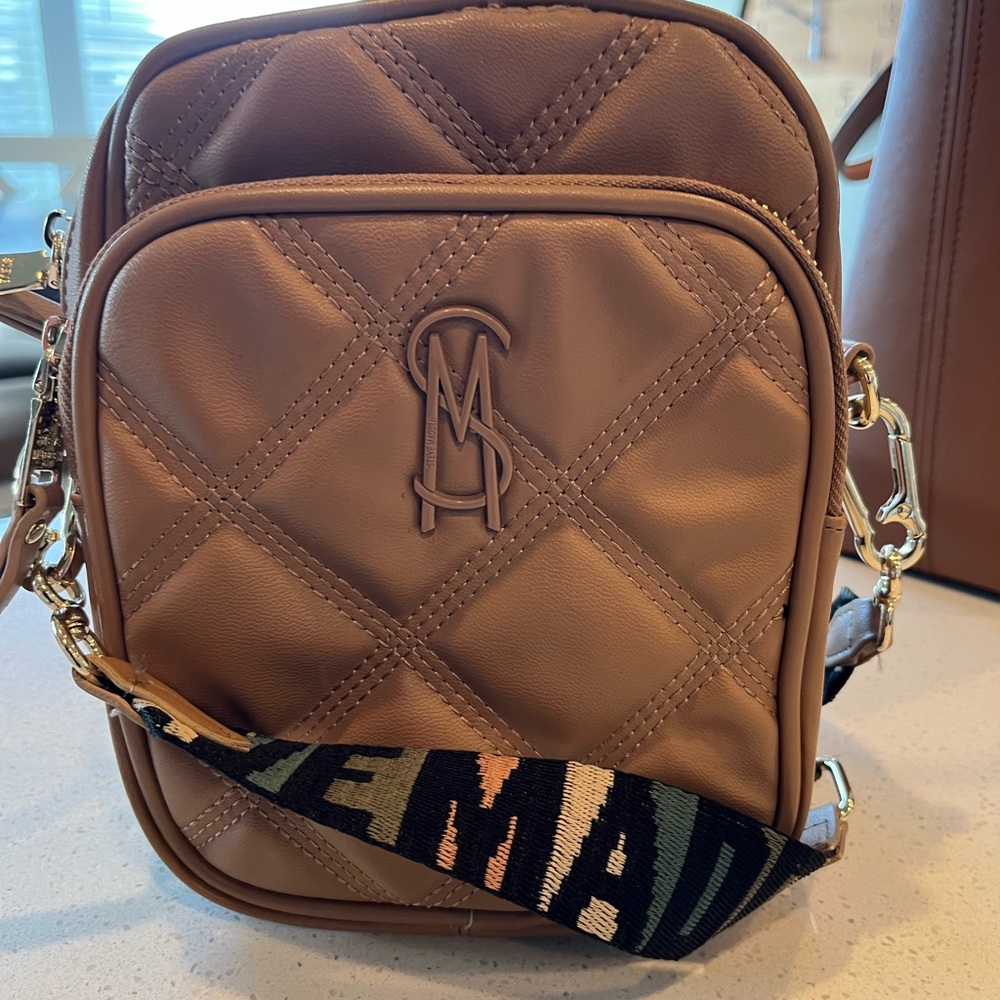 Stylish Brown Quilted Men's Bag